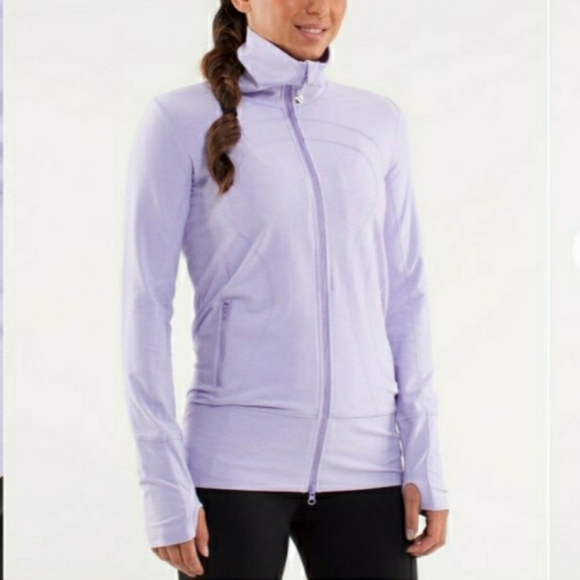 lululemon athletica Jackets & Blazers - 𝅺Lululemon Stride Jacket With Hood and High Collar Lilac size 8